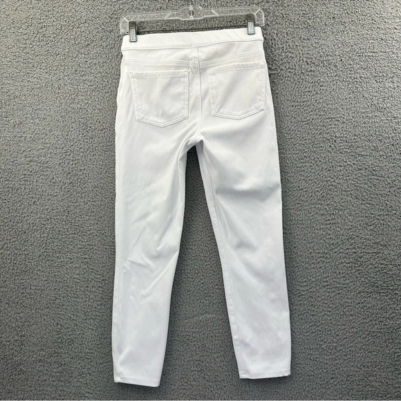 Spanx Jean-ish Leggings Crop White Pull On Elastic Waist Women's Small x 23.5 - Picture 4 of 10